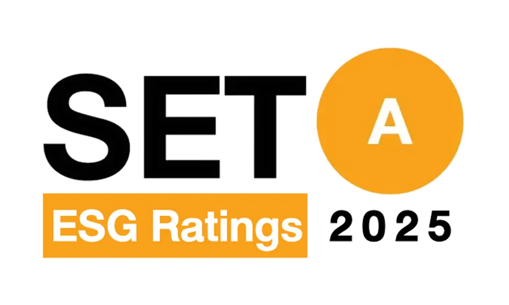 ได้รับการประเมินจัดอันดับรายชื่อหุ้นยั่งยืน ประจำปี 2568